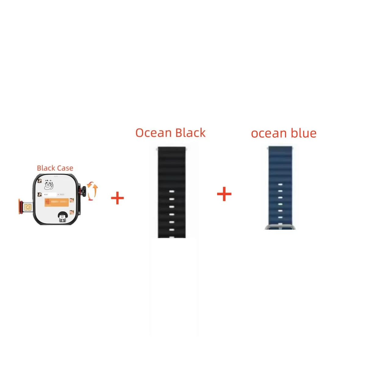 Smartwatch S9 Ultra 4G LTE Android9.0 Watch 2.2 inch build in camera - GPS WIFI SIM
