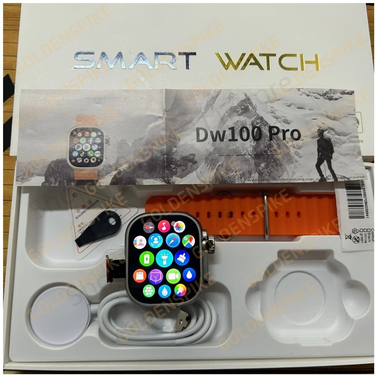 Smartwatch 2.29inch S10 Ultra  With Rotary Camera GPS WIFI  Touch ID 256GB Storage