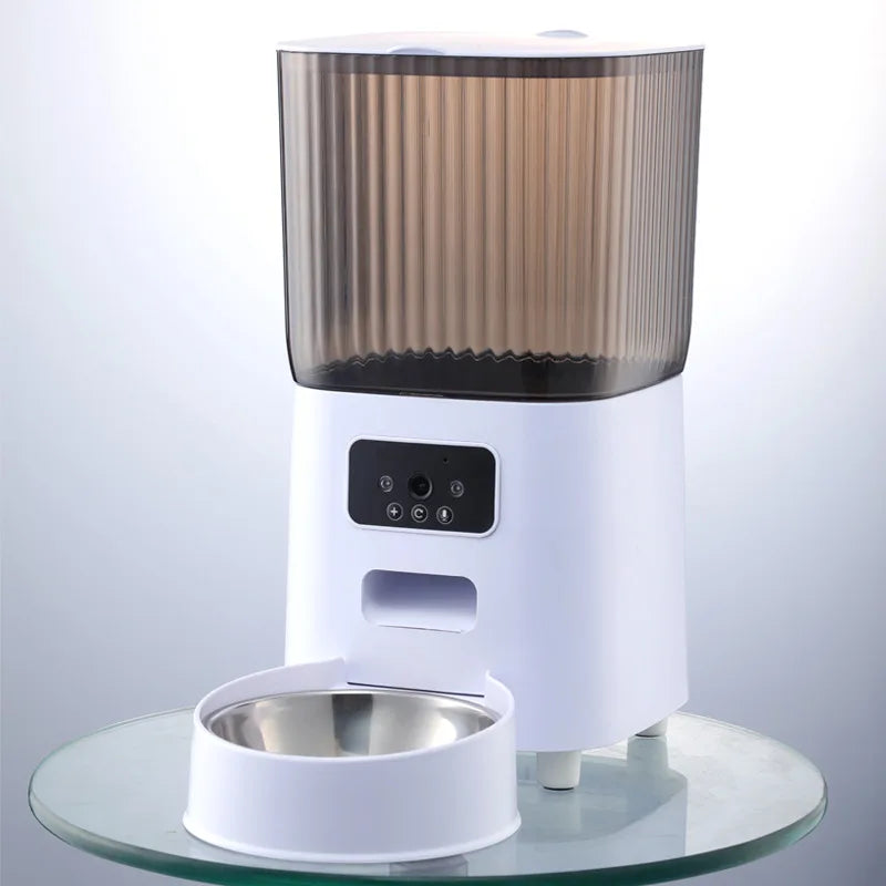 5L Smart Pet Feeder – See, Talk & Feed Your Pet from Anywhere via WiFi