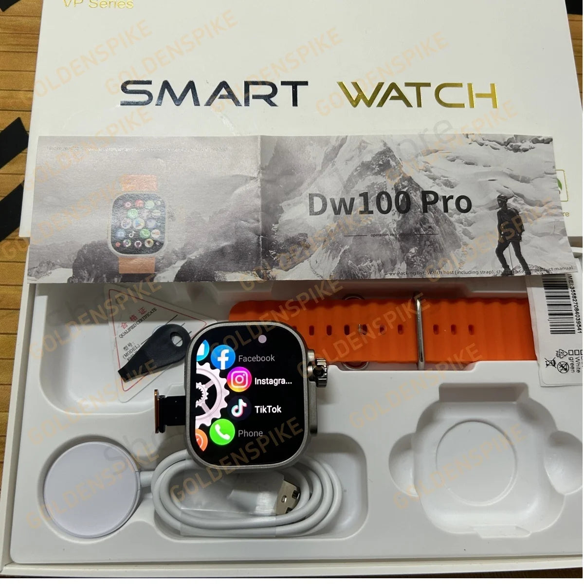Smartwatch 2.29inch S10 Ultra  With Rotary Camera GPS WIFI  Touch ID 256GB Storage