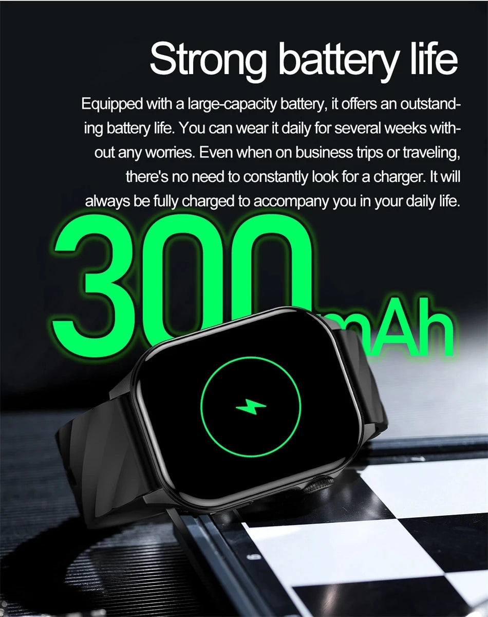 LIGE AMOLED Smart Watch large touch screen 2.01 inch