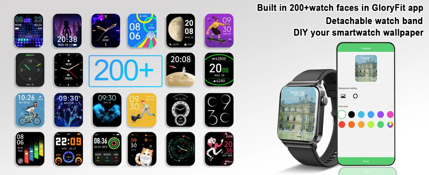 T50 Fitness Tracker Smartwatch