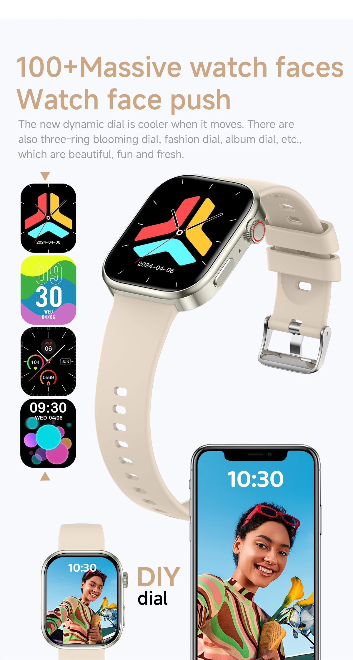 SIMSONLAB Smartwatch 2.01"HD