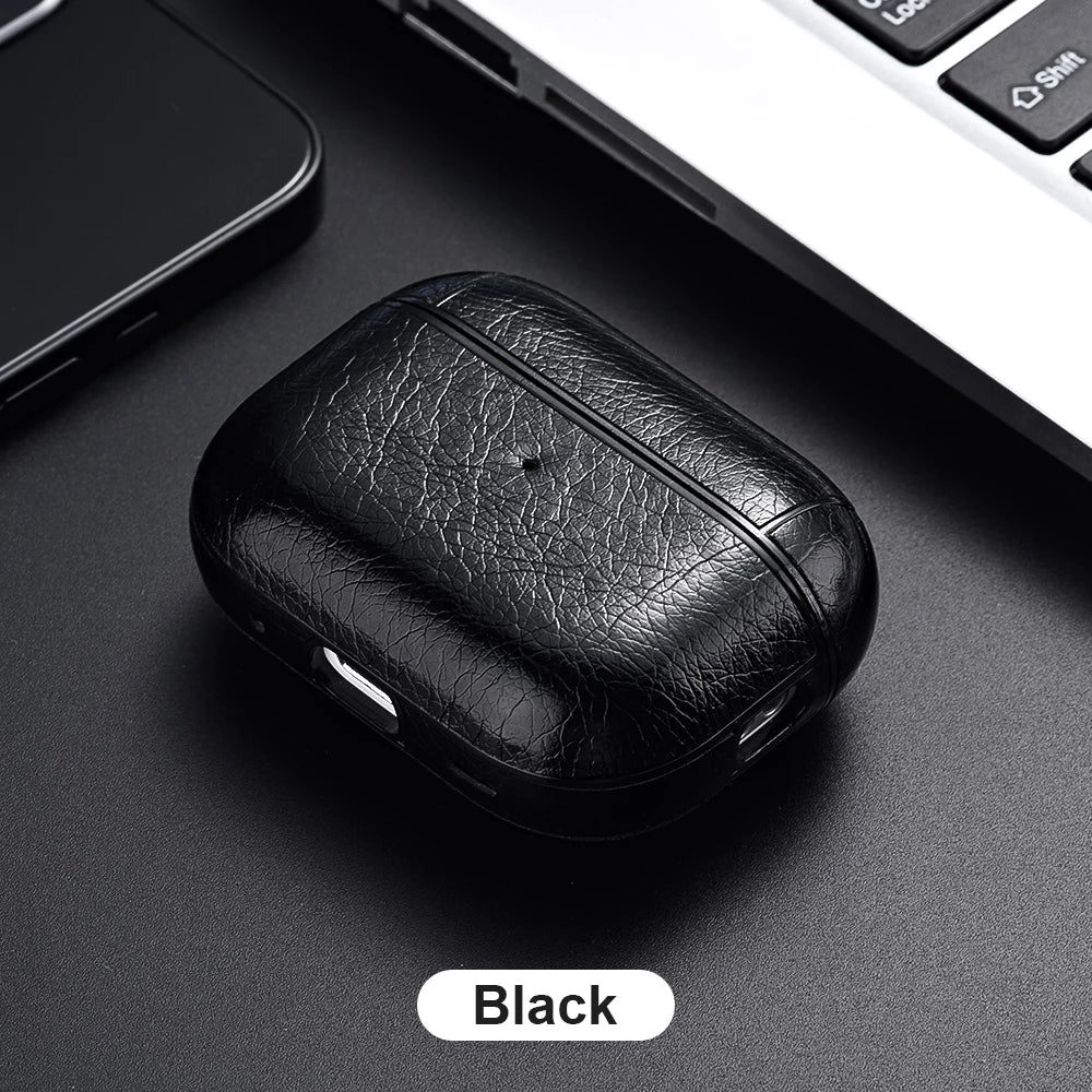 Luxury Leather AirPods Case – Elegant Everyday Protection