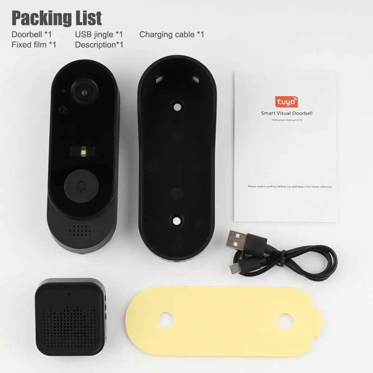 Tuya Smart Video Doorbell Camera – WiFi HD Security