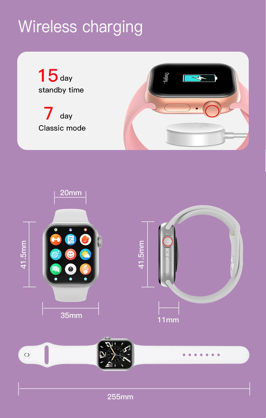 Smart Watch for Women Calorie Counting Sport Watch