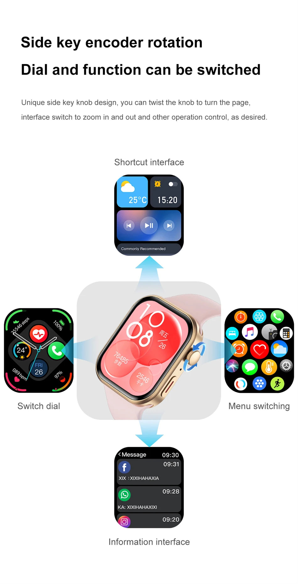 FIT 3 Smart Watch 2.01 inch