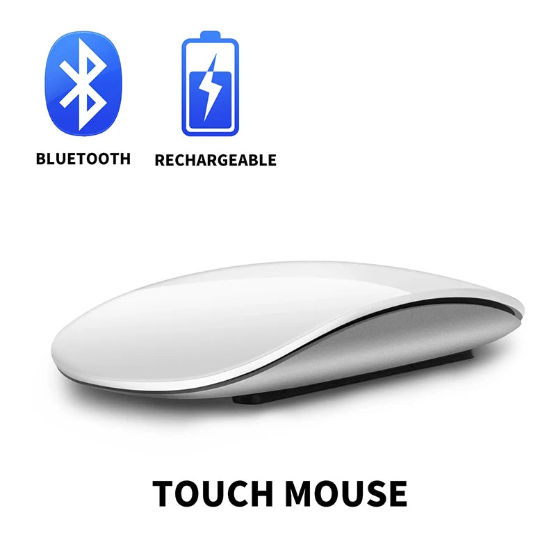 Magic Touch rechargeable Wireless Mouse – Dual Mode & Silent Click