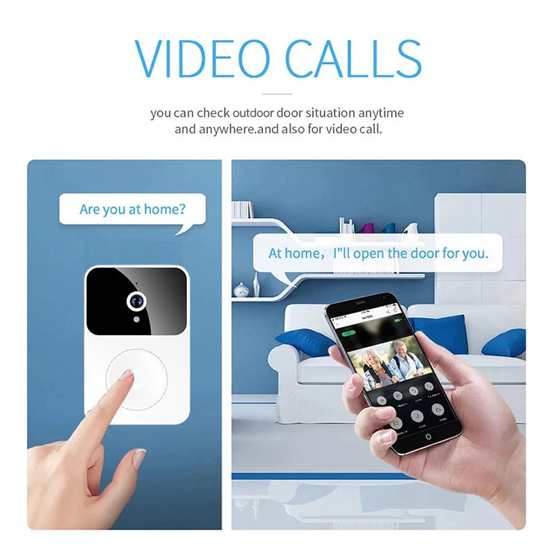 Smart Doorbell Camera – Wireless HD Security with App Access