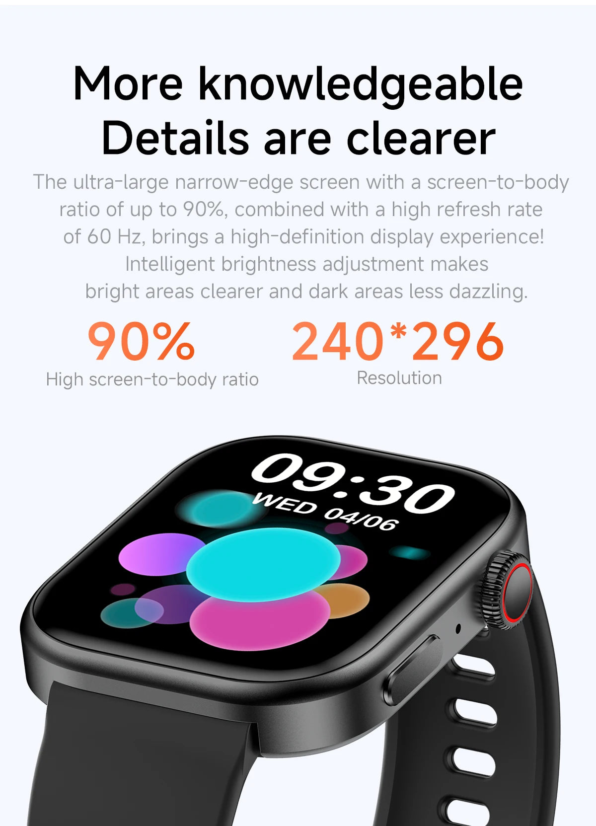 SIMSONLAB Smartwatch 2.01"HD
