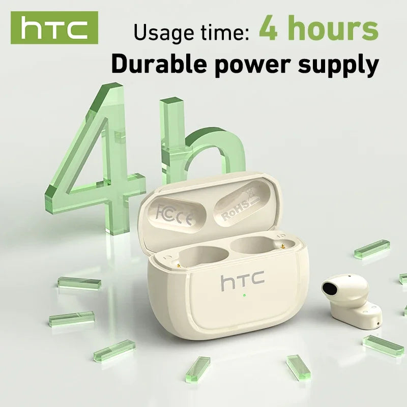 HTC Mini TWS Earbuds – Bluetooth Wireless & Noise Reduction