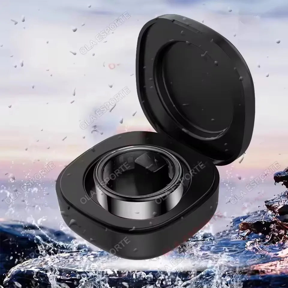 R10 Smart Ring with Charging Dock  Health Sleep Heart Rate Monitoring 5ATM Waterproof Multi-sport Mode
