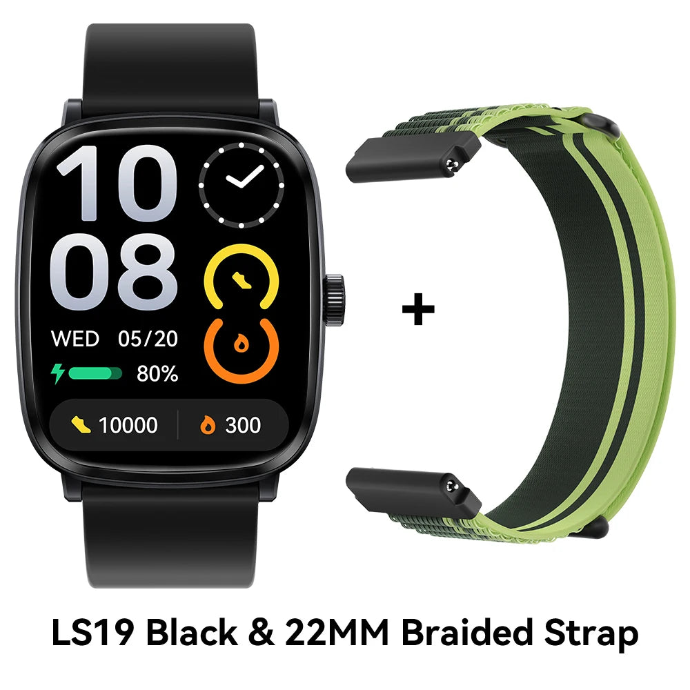 HAYLOU Watch RS5 Smart Watch 2.01'' AMOLED Display Bluetooth Call Voice Assistant Waterproof Sport Activity Fitness Smartwatchs