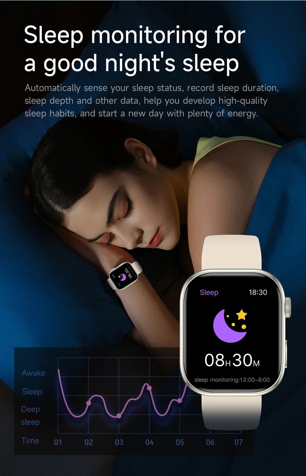SIMSONLAB Smartwatch 2.01"HD