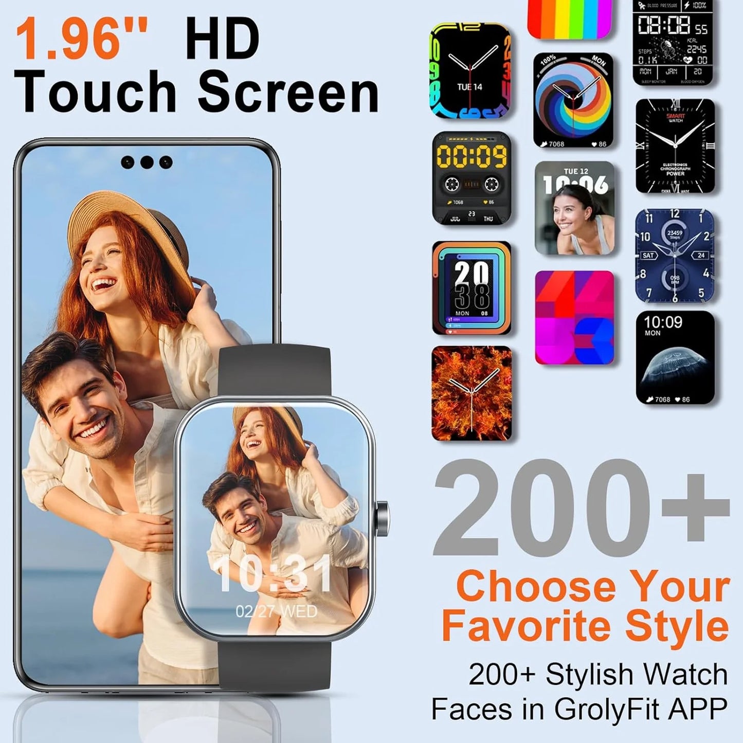 Nerunsa Smart Watch 1.96 inch