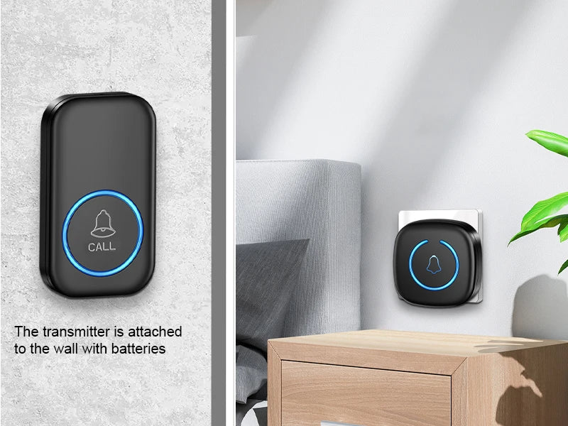 Smart Wireless Doorbell – 300M Range & 60 Melodies