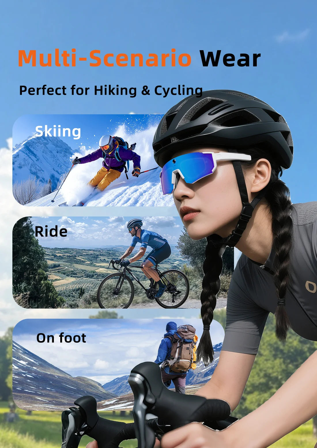 POV Smart Glasses – Capture Life Hands-Free (1080P)