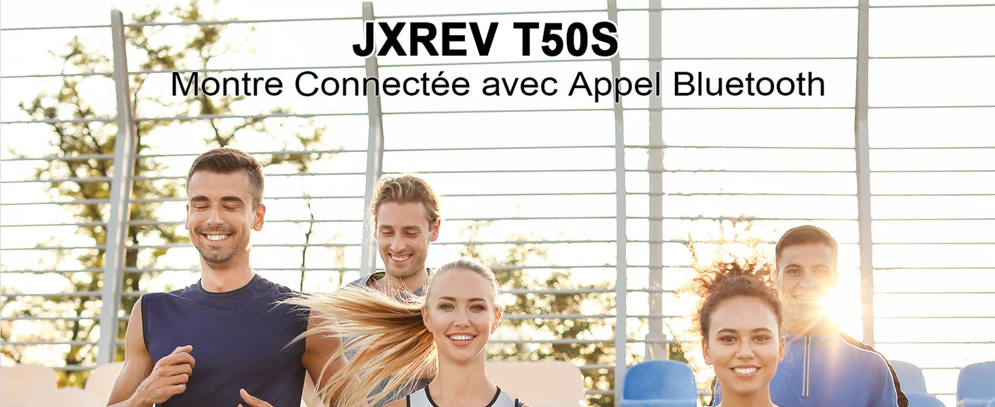 Jxrev 1.85" Ultra Thin Smartwatch - Waterproof - Fitness Tracker1.85 inch - battery life 7 days