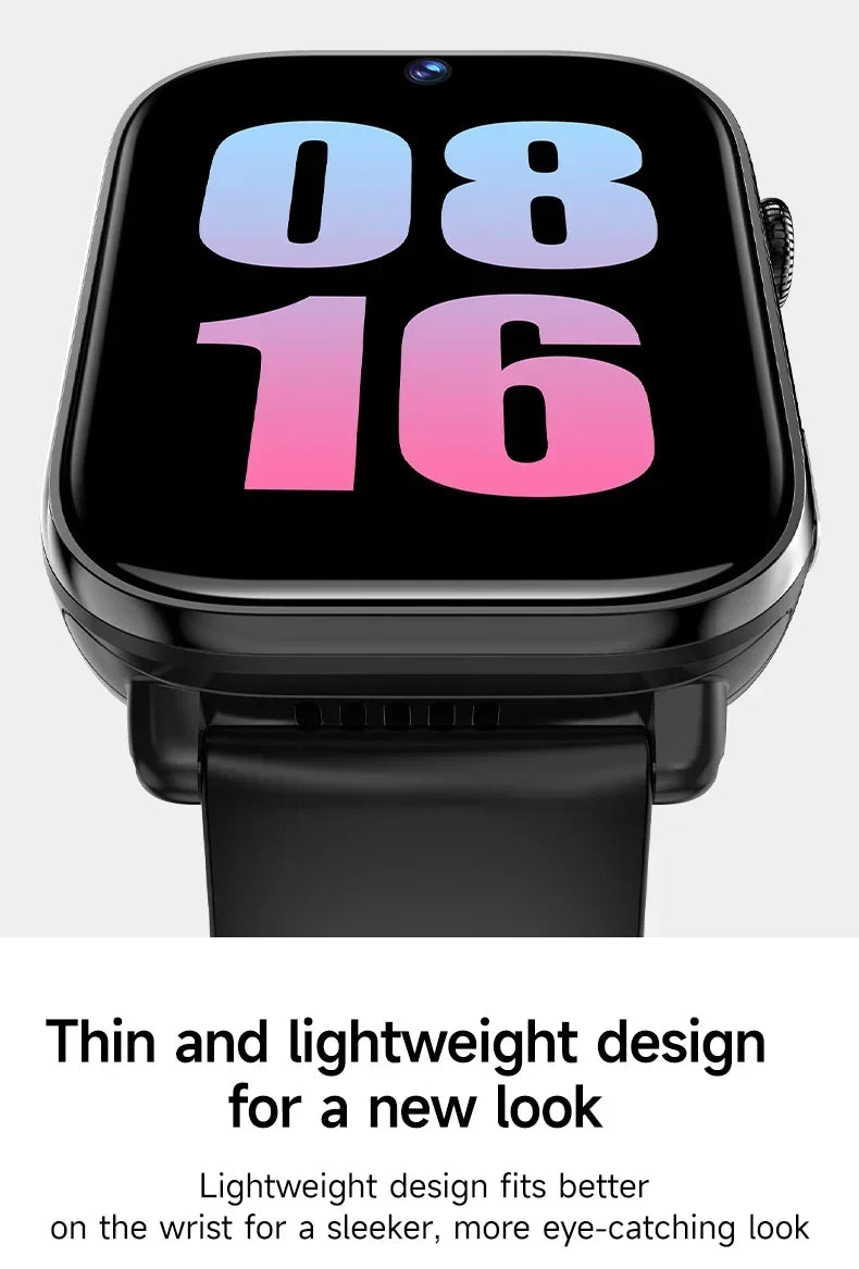 don't miss you kids - 4G New - Video Call Smart Watch 1.99 ''410 * 502 HD Screen, SIM Card, GPS WIFI Dual Camera