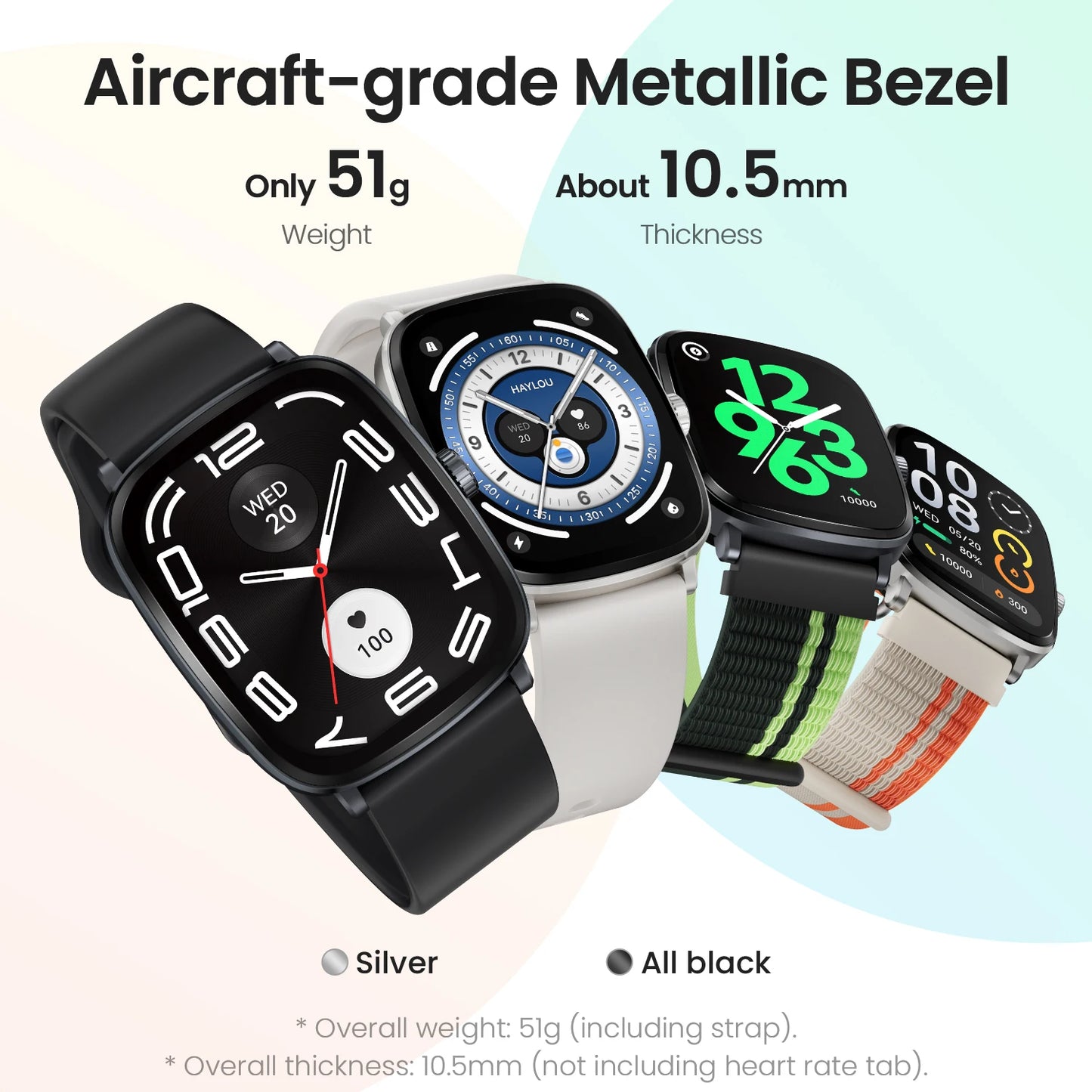 HAYLOU Watch RS5 Smart Watch 2.01'' AMOLED Display Bluetooth Call Voice Assistant Waterproof Sport Activity Fitness Smartwatchs
