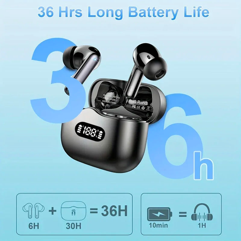 UYUXIO Wireless ANC Earbuds – Bluetooth 5.3 & Noise Cancelling