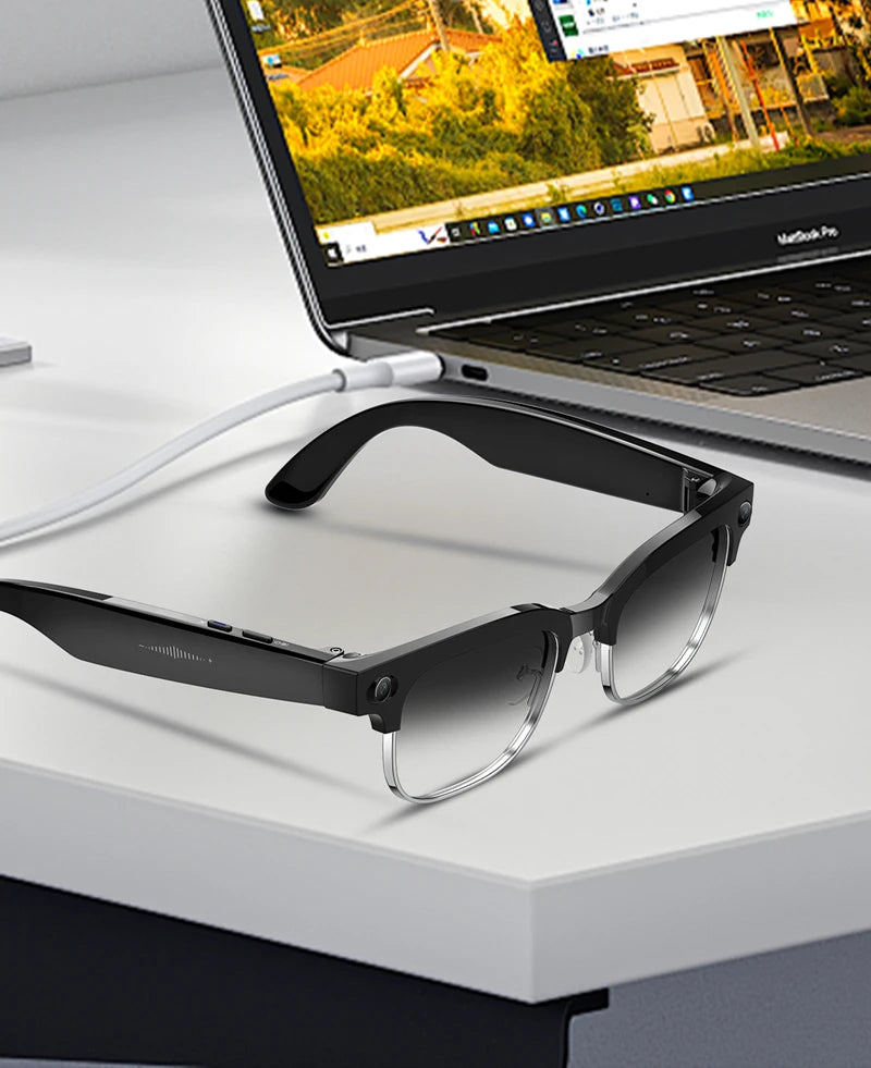 All-in-One 4K AI Smart Glasses – Capture, Call & Translate