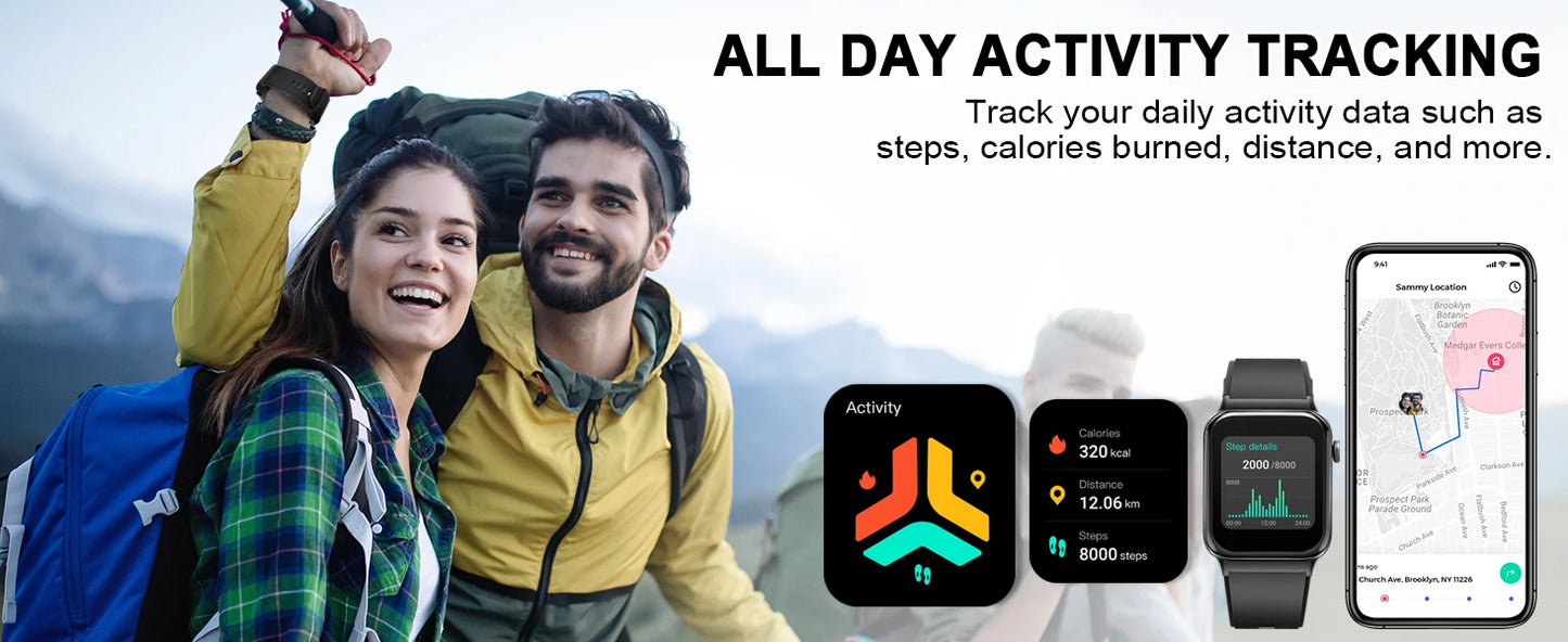 T50 Fitness Tracker Smartwatch