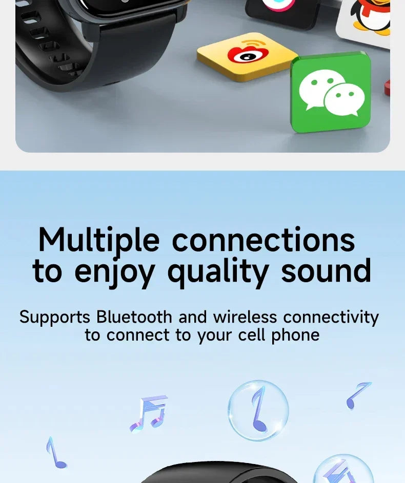 don't miss you kids - 4G New - Video Call Smart Watch 1.99 ''410 * 502 HD Screen, SIM Card, GPS WIFI Dual Camera