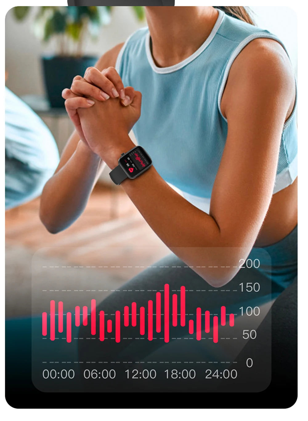 COLMI P71 Smartwatch touch screen 1.9 inch 4-5 days battery life