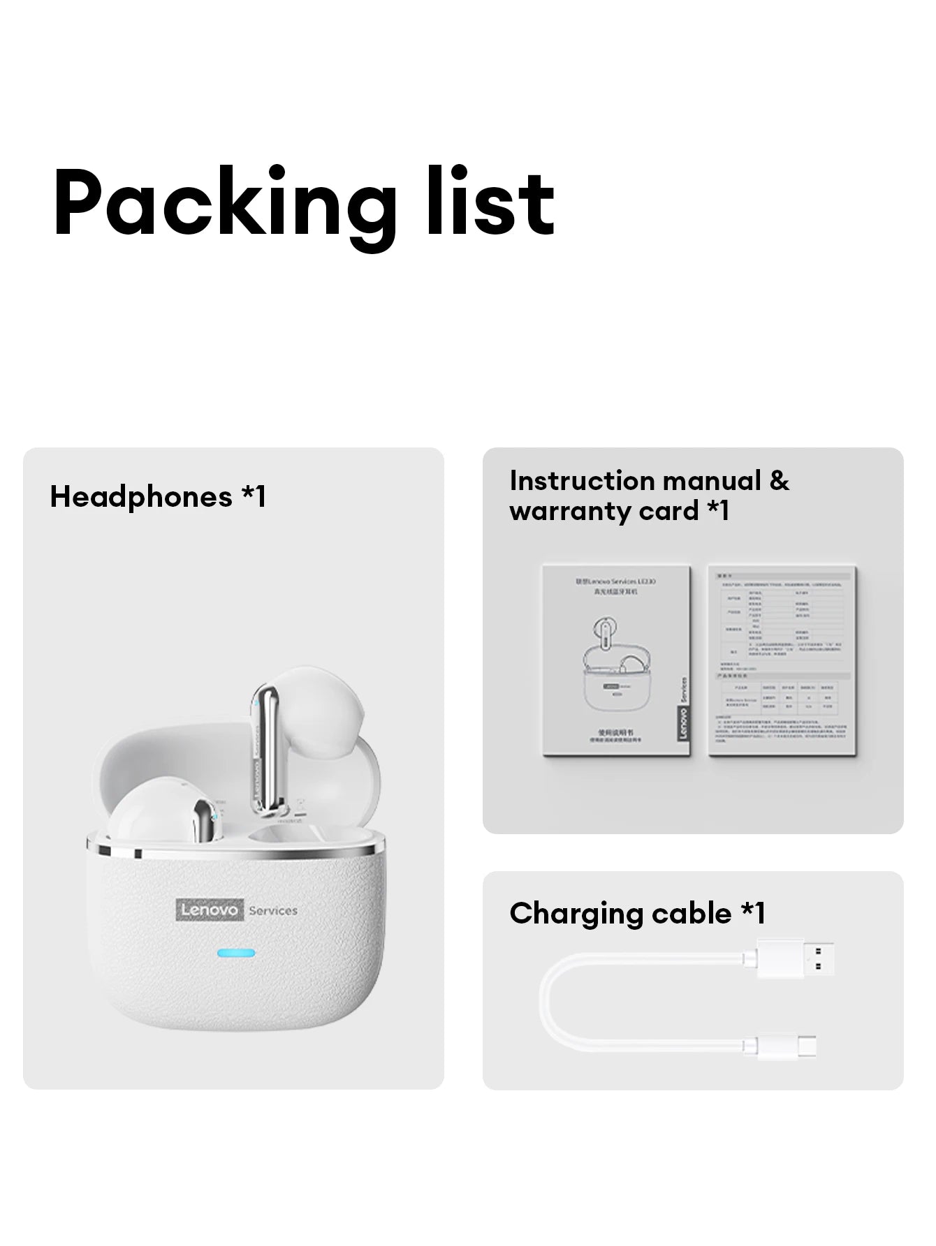 Lenovo TWS Earbuds – Clear Calls & Noise Control