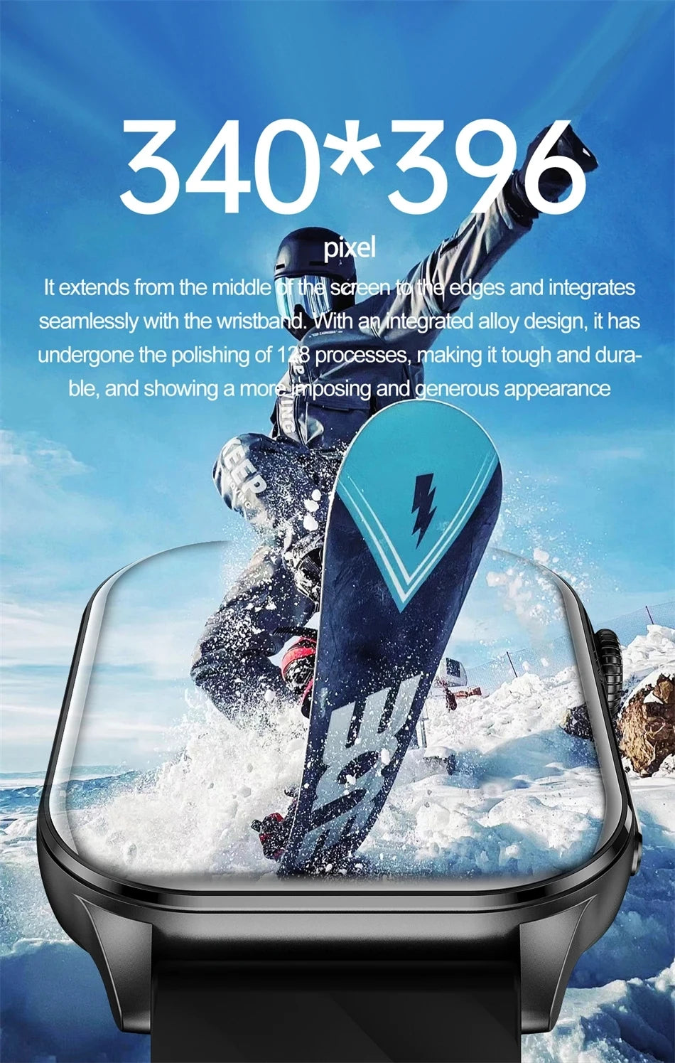 LIGE AMOLED Smart Watch large touch screen 2.01 inch